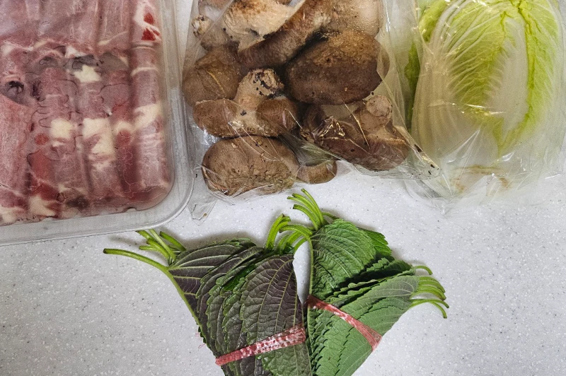 밀푀유나베-주재료