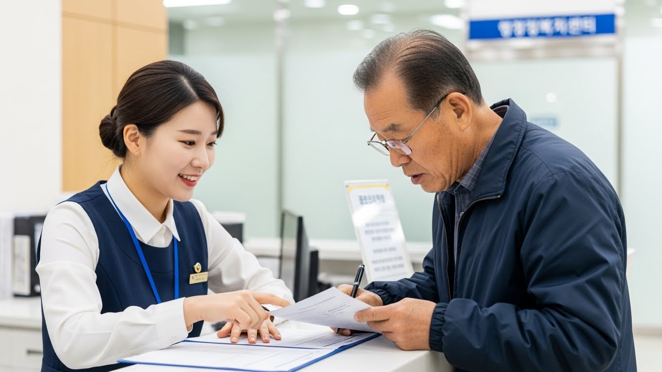 행정복지센터 시니어 일자리 안내