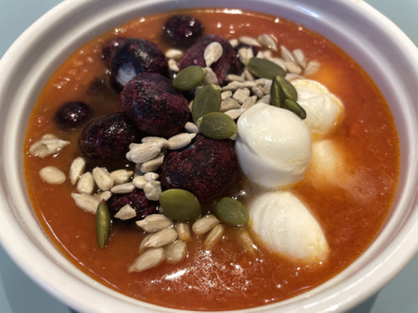 토마토 퓨레 시식 - 담백하고 건강한 감칠맛