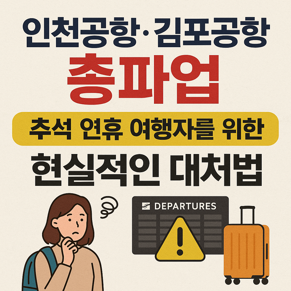 추석연휴 공항파업