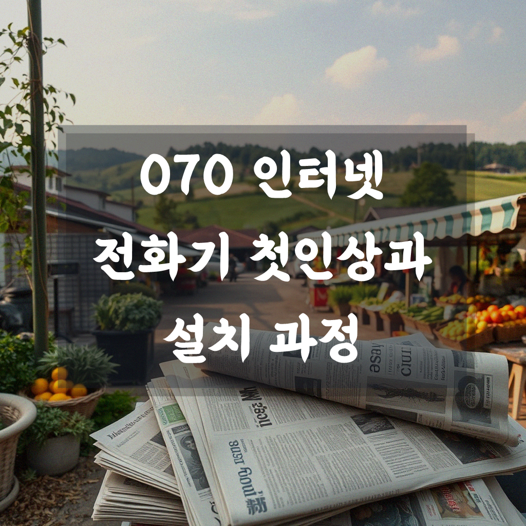 070 인터넷 전화기 사용법 궁금증, 직접 써보니 이렇습니다