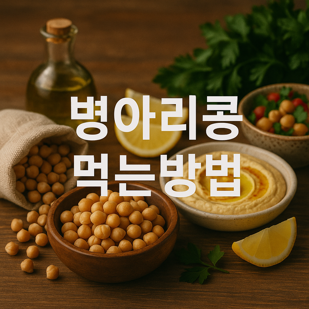 병아리콩 먹는방법