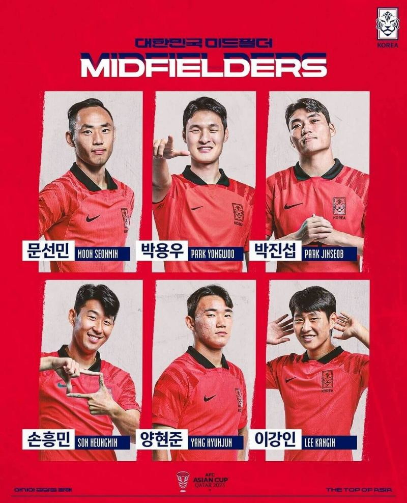 대한민국-축구-미드필더