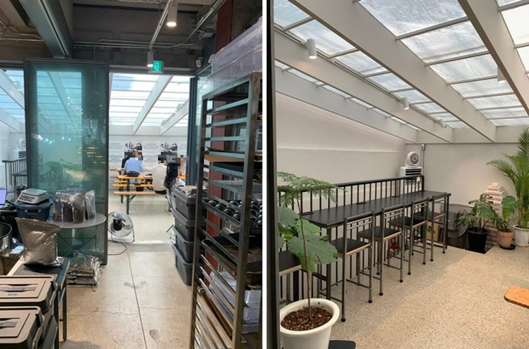 더 안쪽에 있는 온실 같은 내부