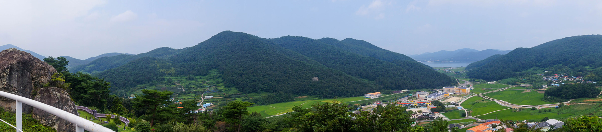 남해 독일마을 원예예술촌 전망대 파노라마