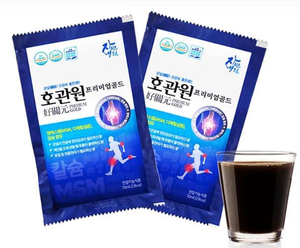 호관원프리미엄골드-파우치두포와유리컵