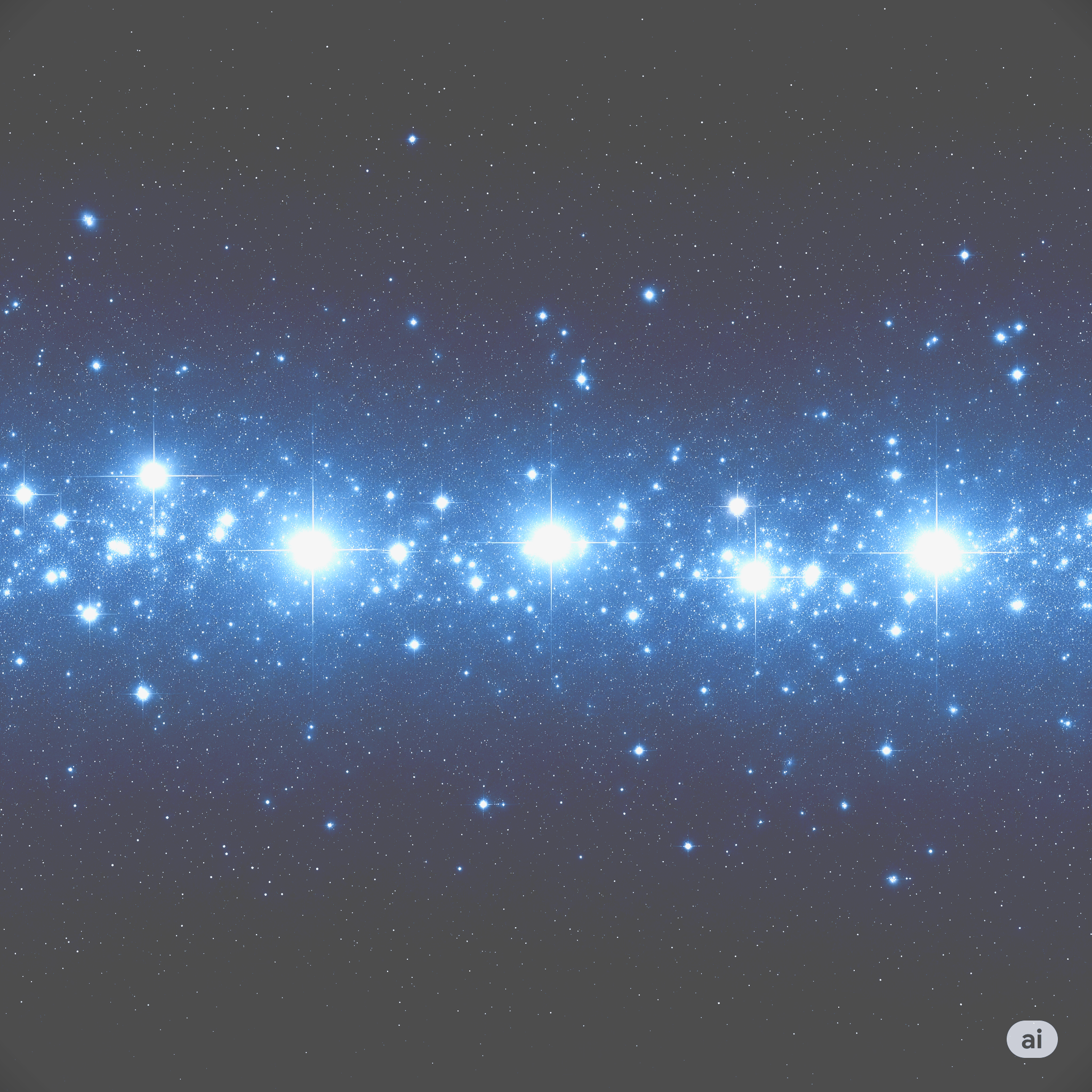 밤하늘에 별빛이 반짝이는 그림