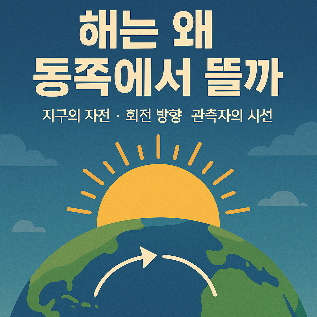 해는 왜 동쪽에서 뜰까