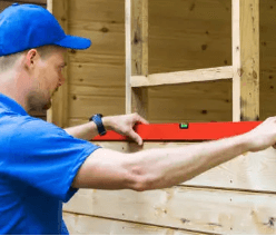 농동자가 수평을제고있습니다.