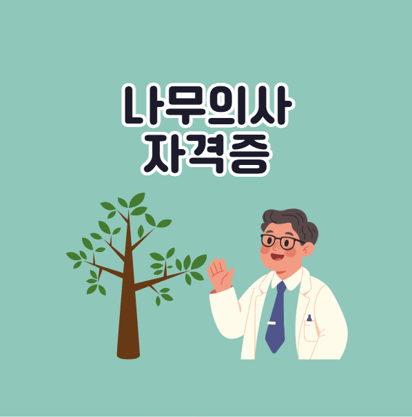 나무의사 되는 방법 자격증 취득 및 응시자격 한눈에 정리