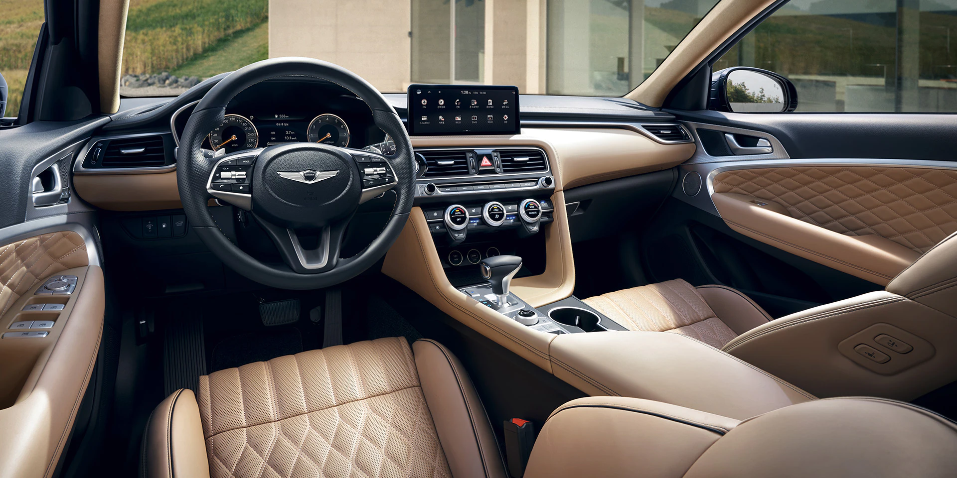 제네시스 G70 슈팅브레이크 실내