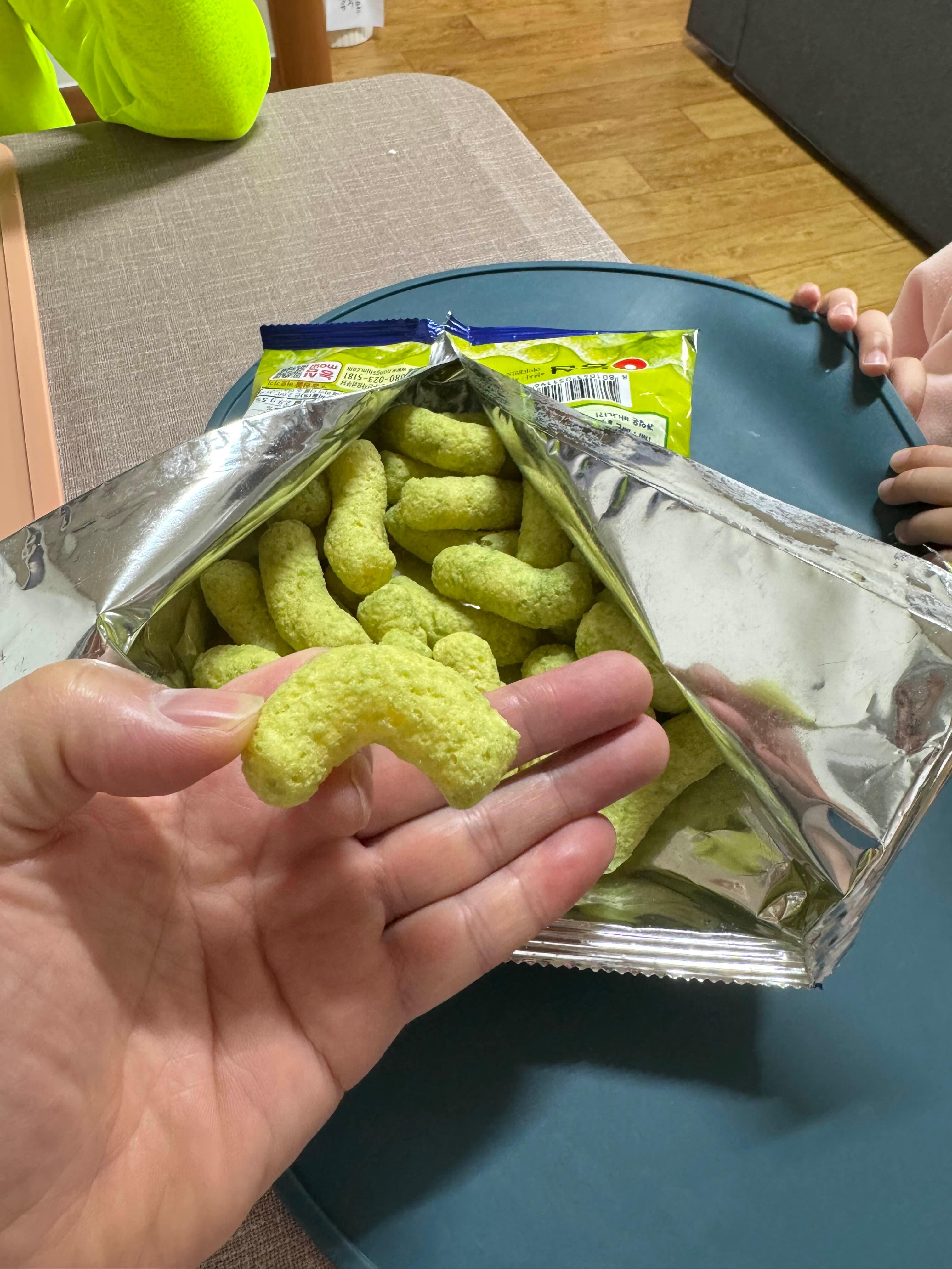 과자의 크기와 모양