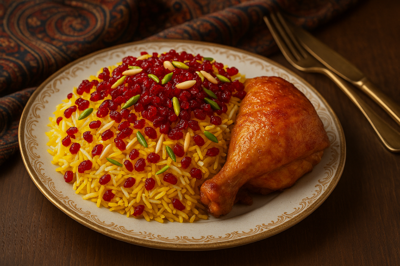 제레슈크 폴로(Zereshk Polo)