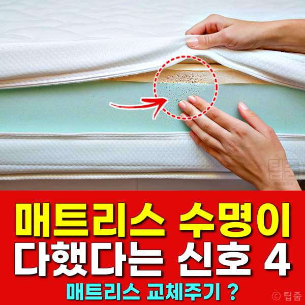 매트리스 수명,매트리스 교체 주기