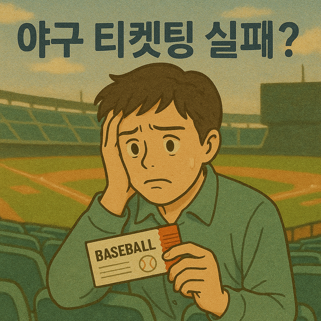 프로야구 티켓팅 성공