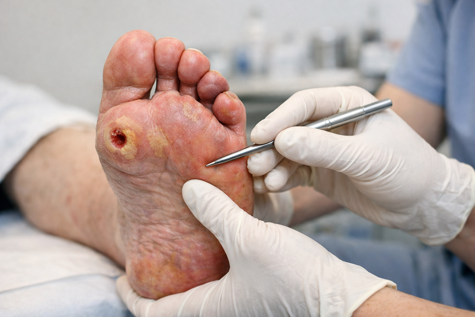 당뇨병성 족부병변