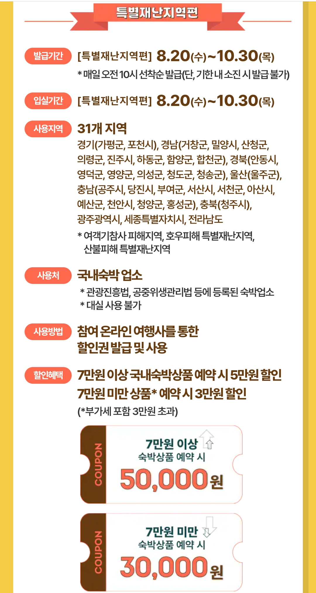 대한민국숙박세일페스타