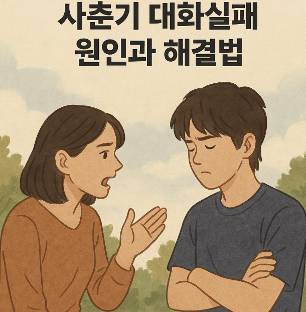 사춘기 대화 실패 원인과 해결법 사진