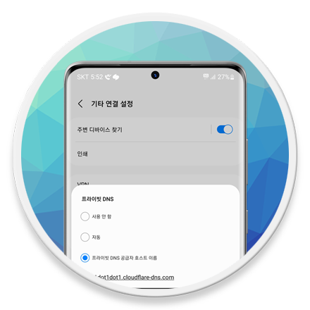 프라이빗 DNS 로고