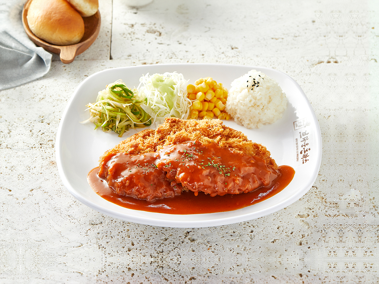 여의도 브라운돈까스 정식A