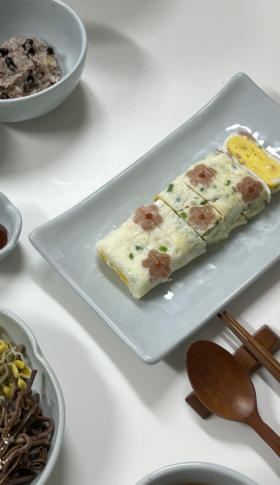 꽃 계란말이 완성