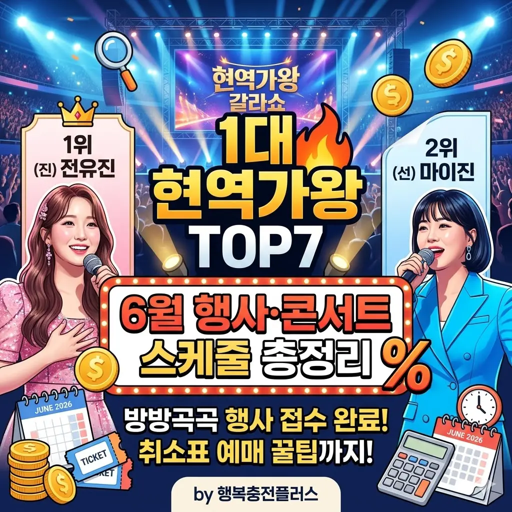 1대 현역가왕 TOP7 전유진·마이진 2026년 6월 행사 이미지