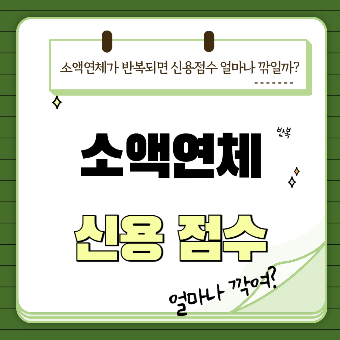 소액연체 신용점수