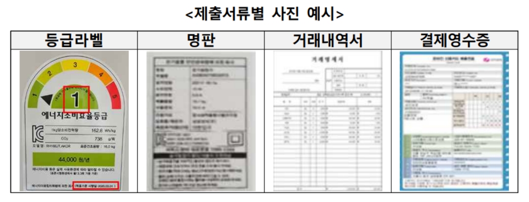 으뜸효율가전 환급신청 방법 알아보기
