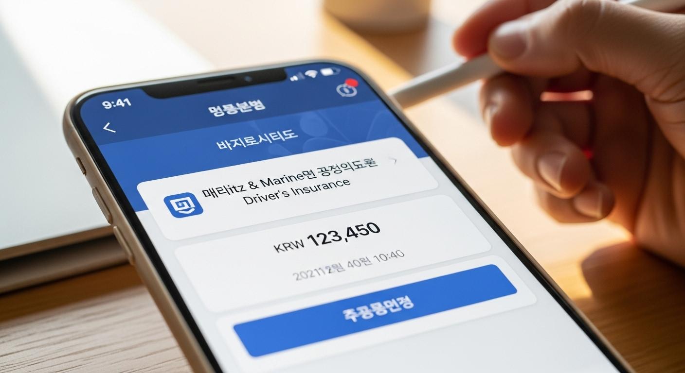 메리츠화재 운전자보험 해지 환급금