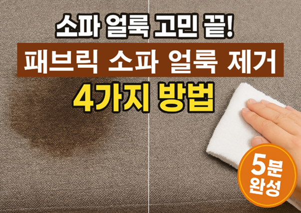 패브릭 소파 얼룩 제거
