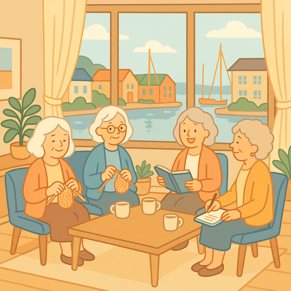 핀란드 헬싱키의 Kotisatama Cohousing, 항만 도시에서 꽃피운 여성 노후 공동체