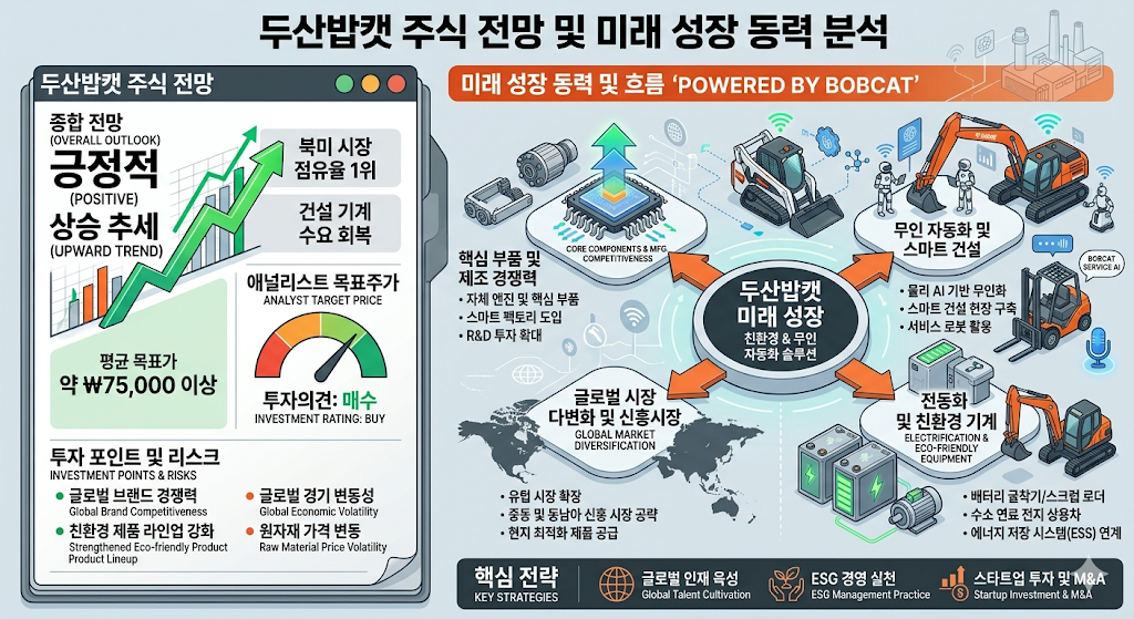 두산밥캣 주식 전망과 흐름