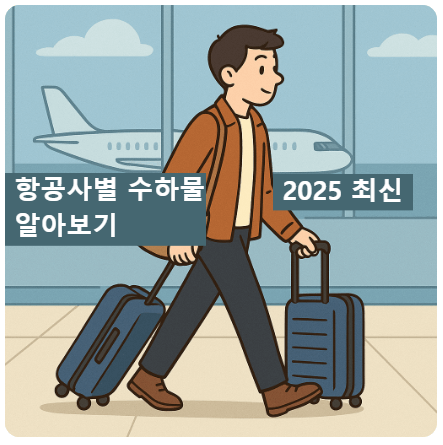 2025 항공사별 무료 수하물규정 완벽정리