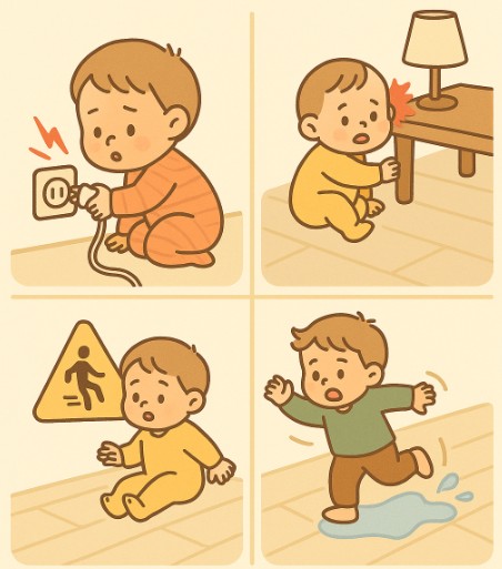 집안 안전 사고 예방 이미지