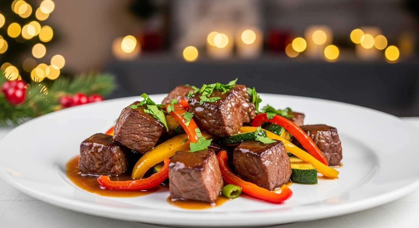 15분이면 충분! 크리스마스 집들이용 찹스테이크 레시피