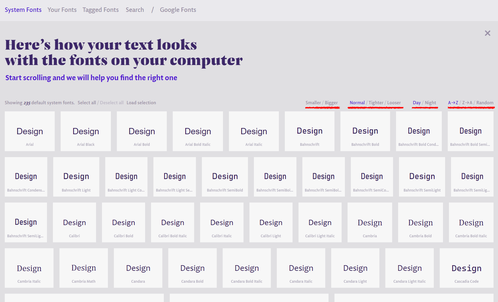 wordmark-show-system-fonts-and-options