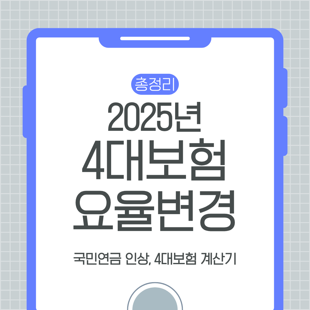 4대보험 요율변경 안내