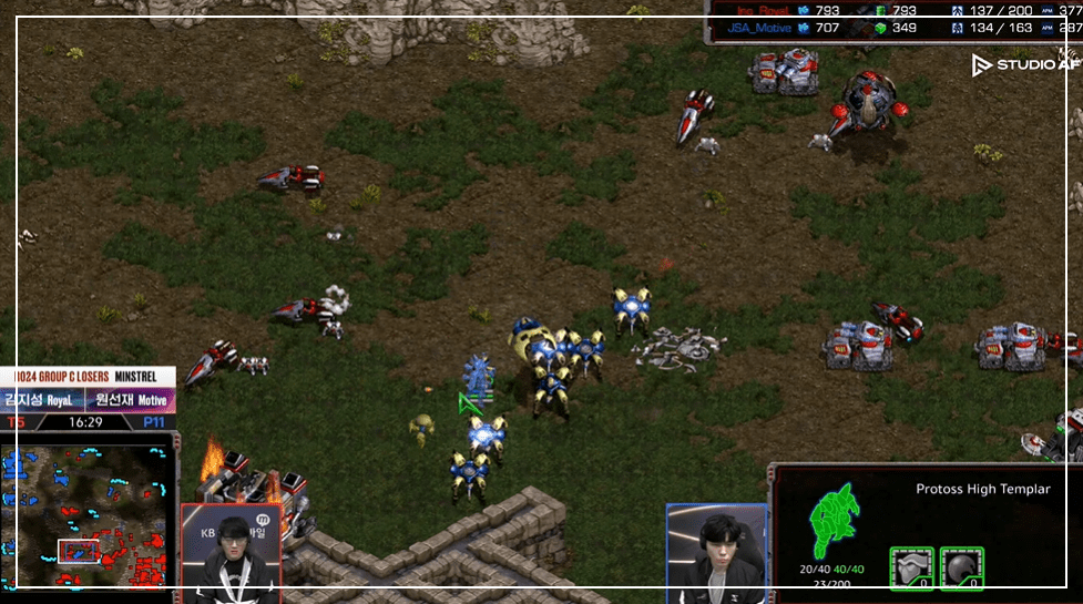 SSL 24강 C조 패자전 빈틈공격