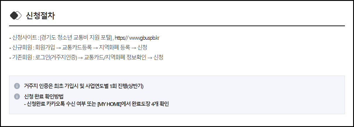 청소년 교통비 지원금
