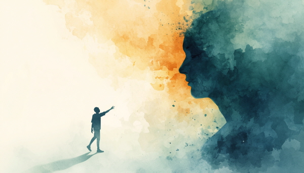 ENFJ는 관계와 성장, 그리고 사람의 가능성을 중요하게 생각하는 유형입니다. 그래서 자신의 진심이 전해지지 않거나, 소중한 관계가 무너질 때 깊은 절망을 경험할 수 있습니다에 관한 그림입니다
