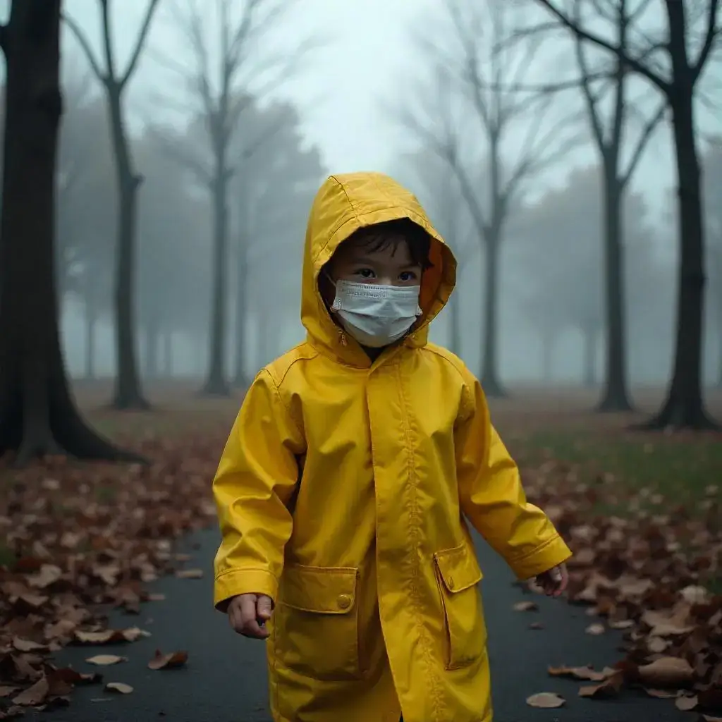 차량용 공기청정기 작동 상태 표시 화면