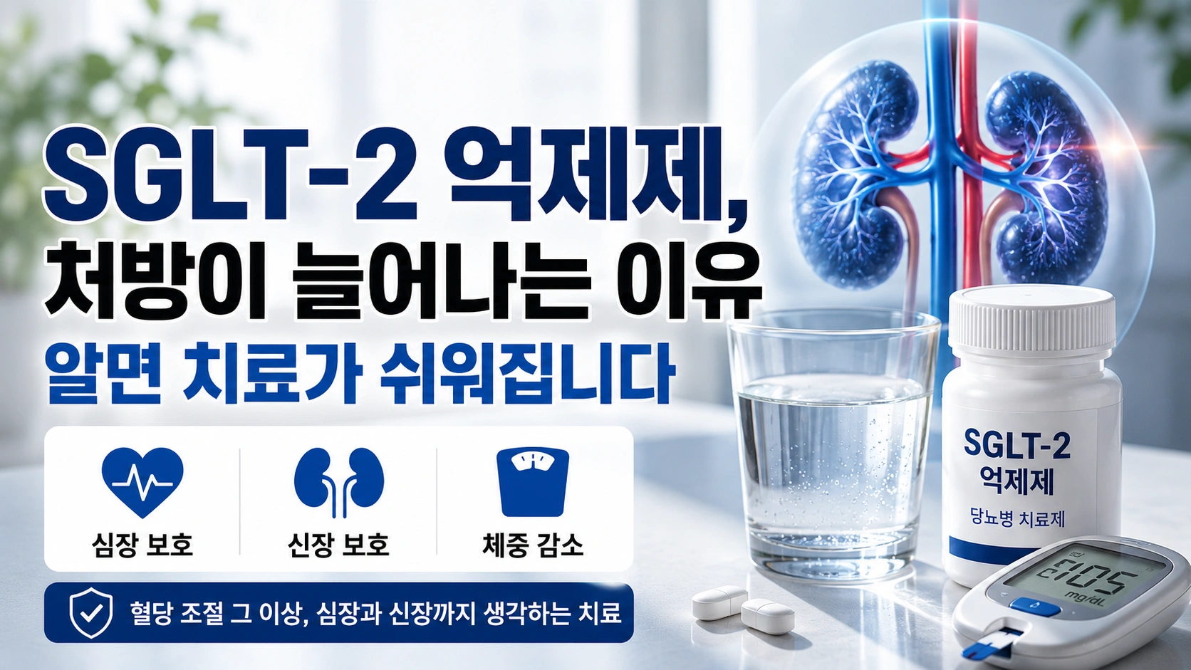 SGLT-2 억제제, 처방이 늘어나는 이유를 알면 치료를 이해하기 쉬워집니다