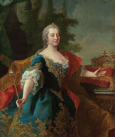 합스부르크 600년-마리아 테레지아 (마틴 판 메이텐스 2세)