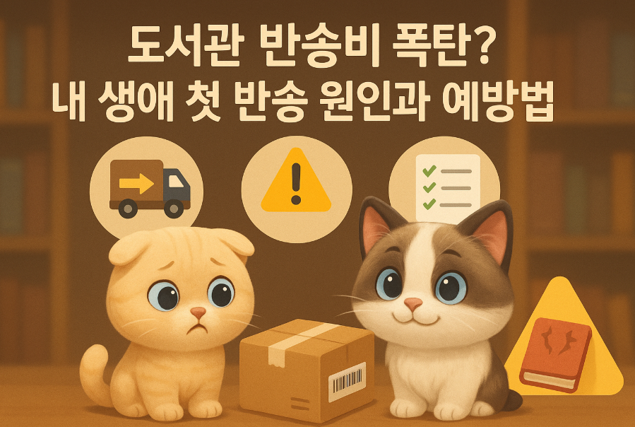 도서관 반송비 폭탄? 내 생애 첫 반송 원인과 예방법