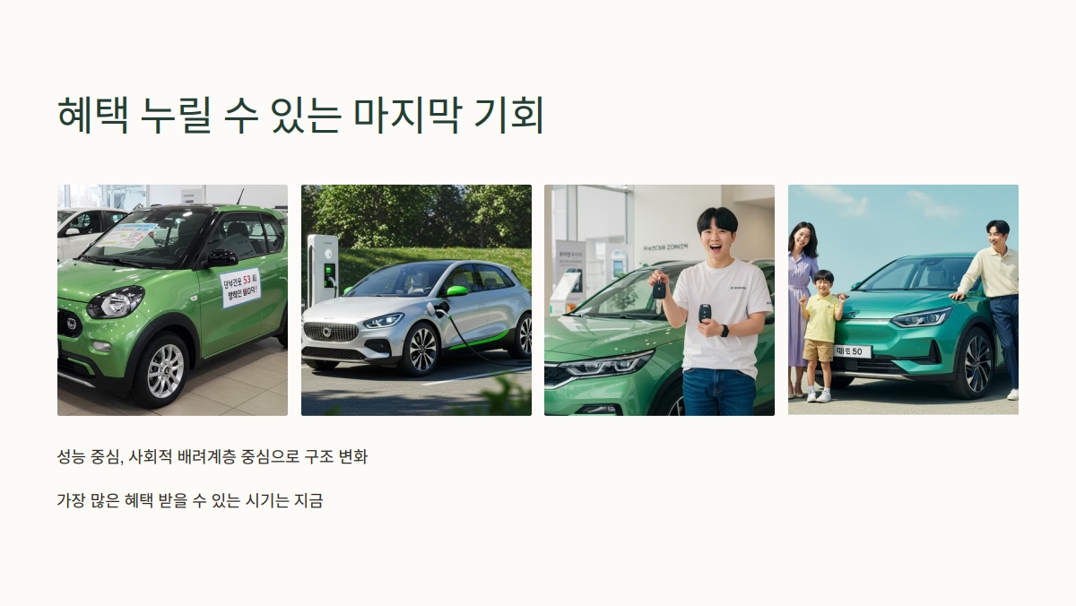 2025년 전기차 보조금 혜택