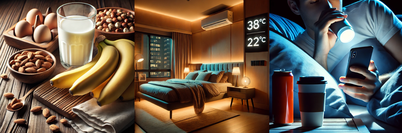 깊은 숙면을 위한 수면 습관 개선법 이미지