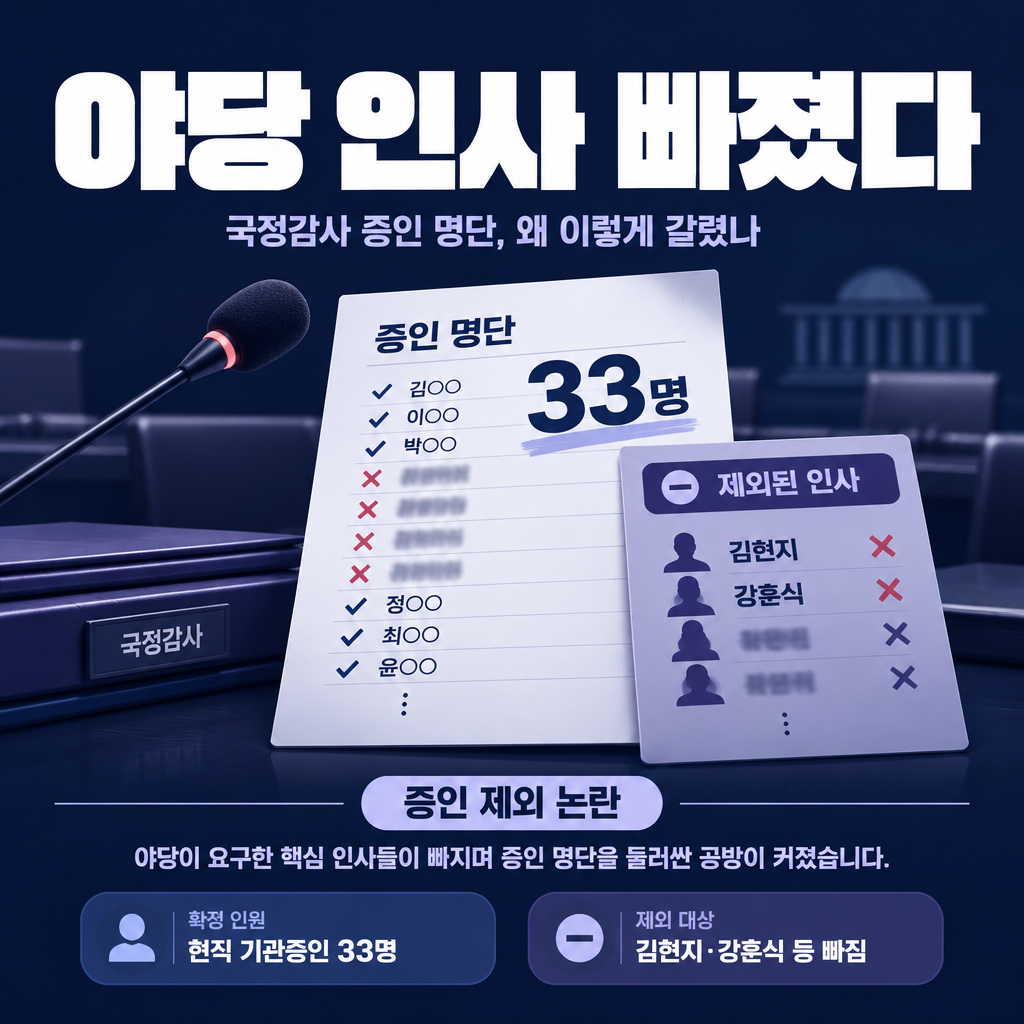 야당 인사 빠졌다