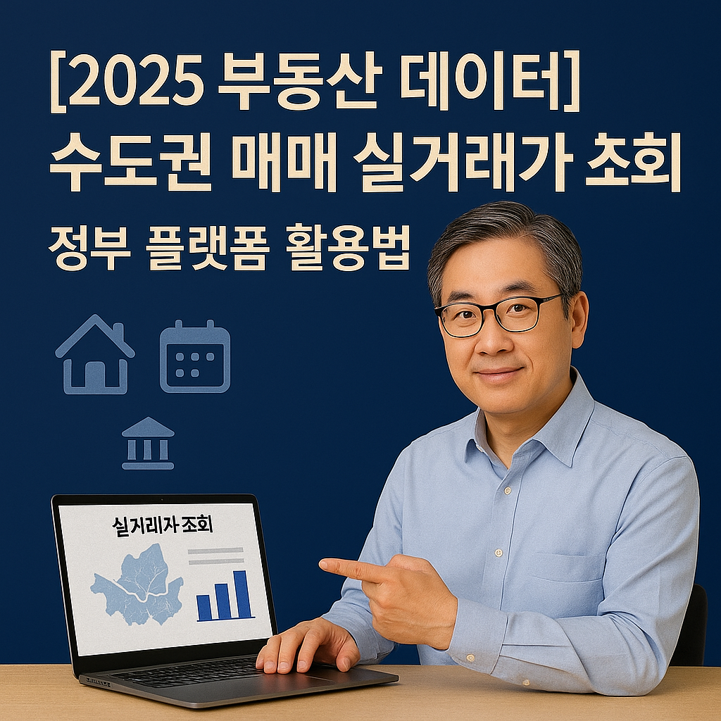 [2025 부동산 데이터] 수도권 매매 실거래가 조회 ｜ 정부 플랫폼 활용법