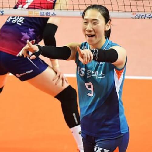 여자배구선수 한수지