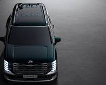 검정색 현대 팰리세이드 윗면